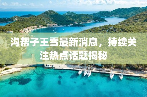 溝幫子王雪最新消息，持續(xù)關(guān)注熱點(diǎn)話題揭秘