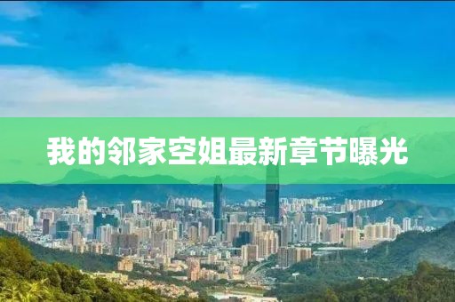 我的鄰家空姐最新章節(jié)曝光