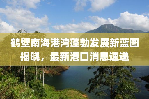 鶴壁南海港灣蓬勃發(fā)展新藍圖揭曉，最新港口消息速遞