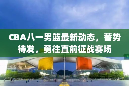 CBA八一男籃最新動態(tài)，蓄勢待發(fā)，勇往直前征戰(zhàn)賽場