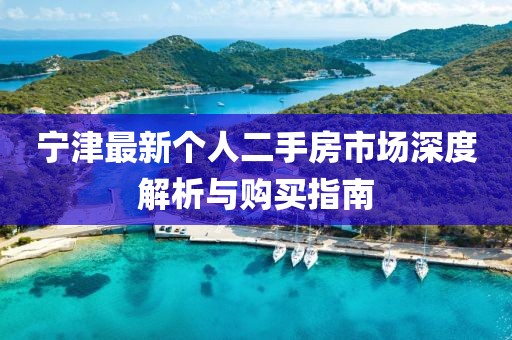 寧津最新個人二手房市場深度解析與購買指南