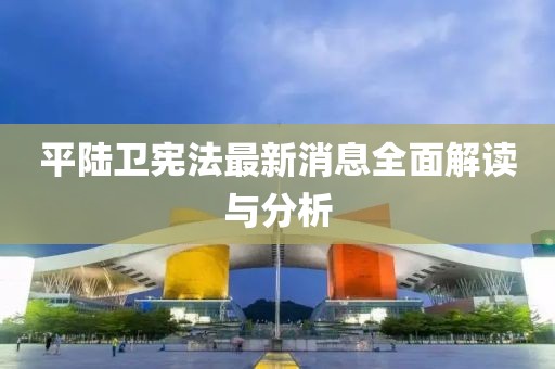 平陸衛(wèi)憲法最新消息全面解讀與分析