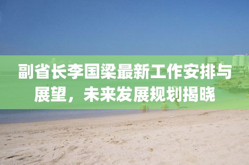 副省長(zhǎng)李國(guó)梁最新工作安排與展望，未來(lái)發(fā)展規(guī)劃揭曉