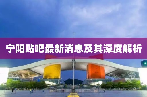寧陽貼吧最新消息及其深度解析