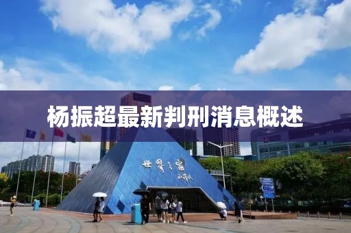 楊振超最新判刑消息概述