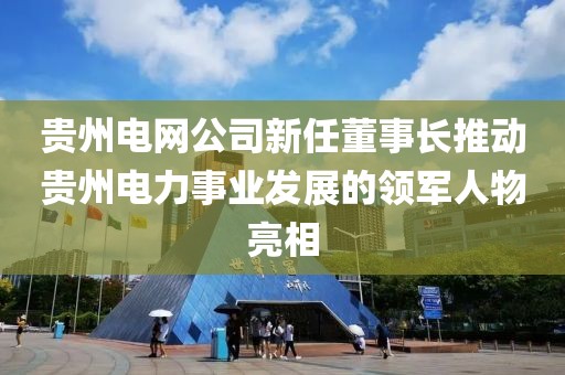 貴州電網(wǎng)公司新任董事長推動貴州電力事業(yè)發(fā)展的領軍人物亮相