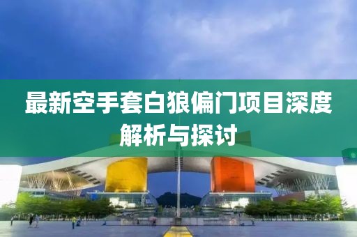 最新空手套白狼偏門項(xiàng)目深度解析與探討