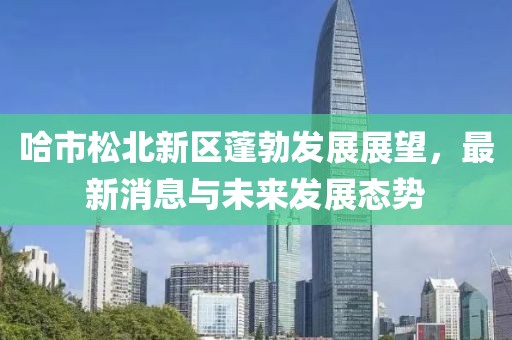 哈市松北新區(qū)蓬勃發(fā)展展望，最新消息與未來發(fā)展態(tài)勢