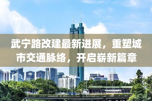 武寧路改建最新進展，重塑城市交通脈絡(luò)，開啟嶄新篇章