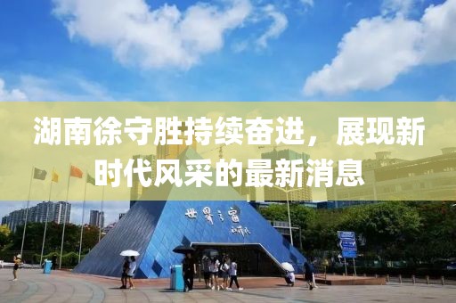 湖南徐守勝持續(xù)奮進，展現(xiàn)新時代風(fēng)采的最新消息