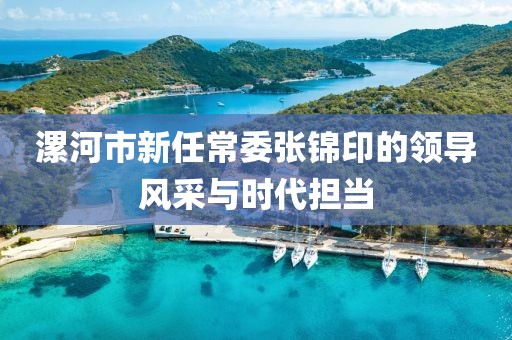 漯河市新任常委張錦印的領(lǐng)導(dǎo)風(fēng)采與時代擔(dān)當(dāng)