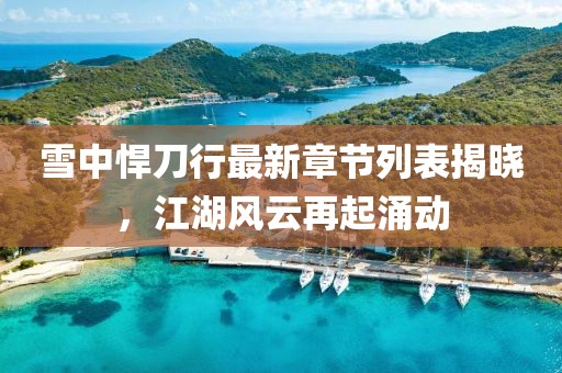 雪中悍刀行最新章節(jié)列表揭曉，江湖風(fēng)云再起涌動