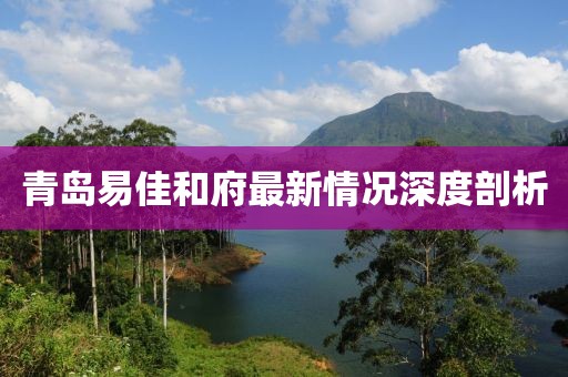 青島易佳和府最新情況深度剖析