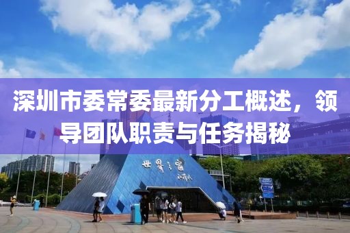 深圳市委常委最新分工概述，領(lǐng)導(dǎo)團(tuán)隊(duì)職責(zé)與任務(wù)揭秘