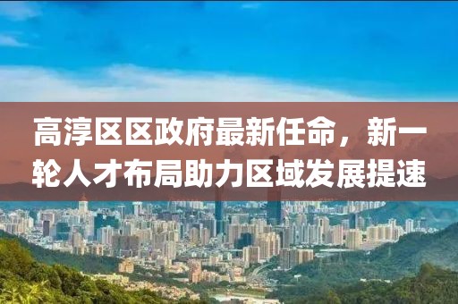 高淳區(qū)區(qū)政府最新任命，新一輪人才布局助力區(qū)域發(fā)展提速
