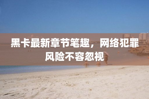 黑卡最新章節(jié)筆趣，網(wǎng)絡(luò)犯罪風(fēng)險不容忽視
