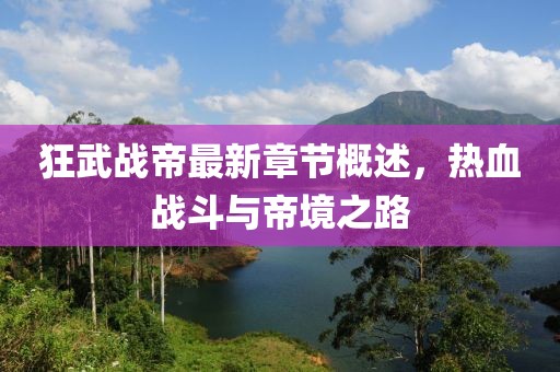 狂武戰(zhàn)帝最新章節(jié)概述，熱血戰(zhàn)斗與帝境之路