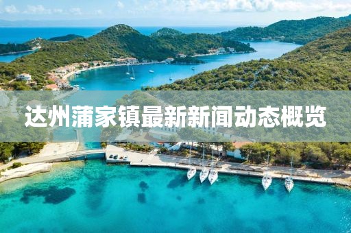 達(dá)州蒲家鎮(zhèn)最新新聞動態(tài)概覽