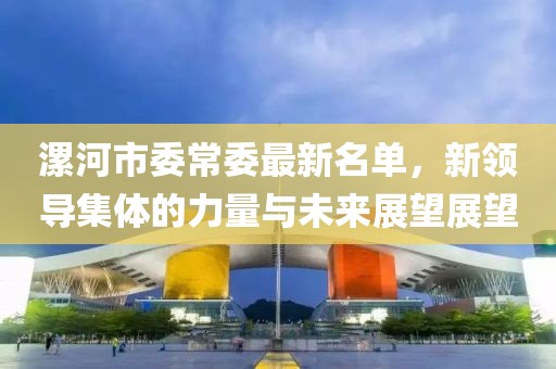 漯河市委常委最新名單，新領(lǐng)導(dǎo)集體的力量與未來展望展望