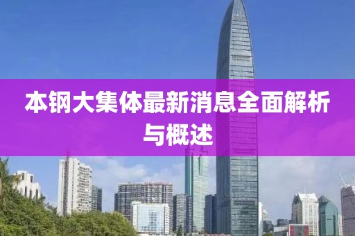 本鋼大集體最新消息全面解析與概述