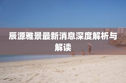 辰源雅景最新消息深度解析與解讀