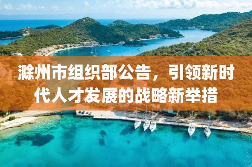 滁州市組織部公告，引領(lǐng)新時(shí)代人才發(fā)展的戰(zhàn)略新舉措