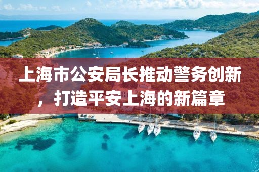 上海市公安局長推動警務創(chuàng)新，打造平安上海的新篇章