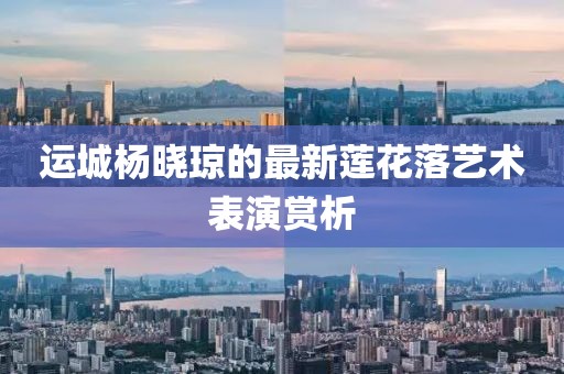 運(yùn)城楊曉瓊的最新蓮花落藝術(shù)表演賞析