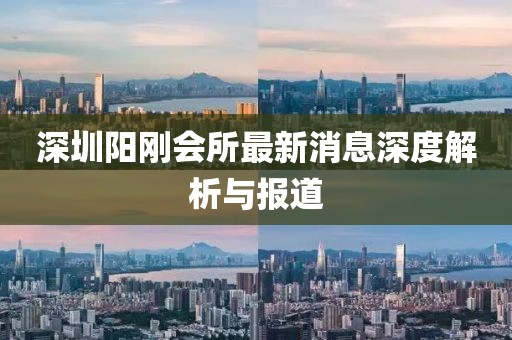 深圳陽剛會所最新消息深度解析與報道