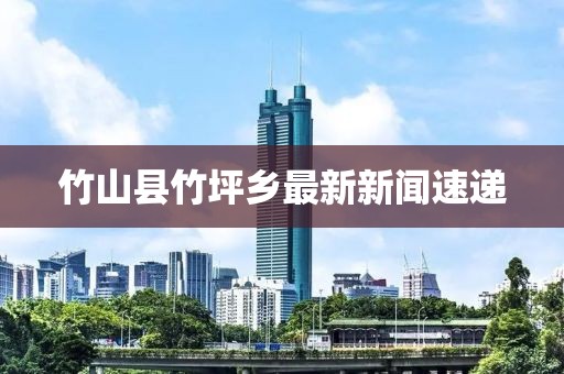 竹山縣竹坪鄉(xiāng)最新新聞速遞