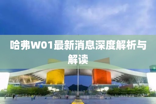 哈弗W01最新消息深度解析與解讀