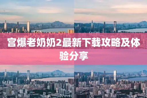宮爆老奶奶2最新下載攻略及體驗分享