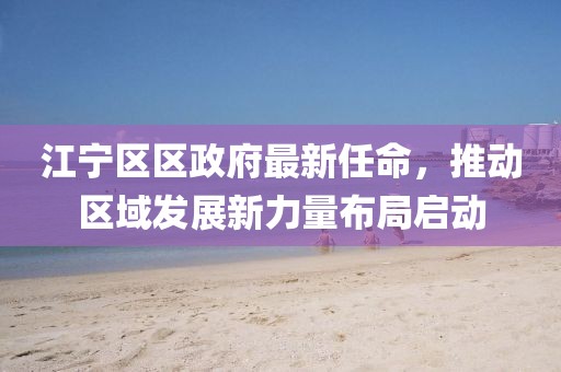 江寧區(qū)區(qū)政府最新任命，推動(dòng)區(qū)域發(fā)展新力量布局啟動(dòng)