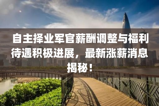 自主擇業(yè)軍官薪酬調(diào)整與福利待遇積極進(jìn)展，最新漲薪消息揭秘！