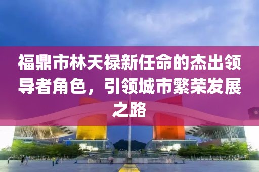 福鼎市林天祿新任命的杰出領(lǐng)導(dǎo)者角色，引領(lǐng)城市繁榮發(fā)展之路