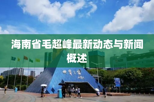 海南省毛超峰最新動(dòng)態(tài)與新聞概述