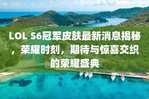 LOL S6冠軍皮膚最新消息揭秘，榮耀時刻，期待與驚喜交織的榮耀盛典