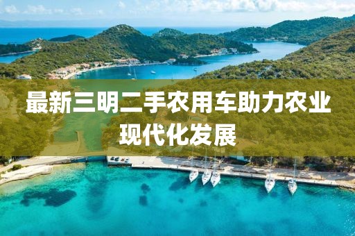 最新三明二手農用車助力農業(yè)現(xiàn)代化發(fā)展