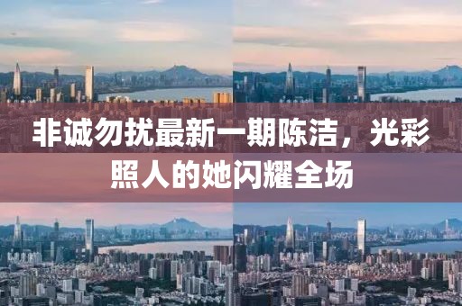 非誠勿擾最新一期陳潔，光彩照人的她閃耀全場