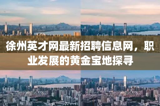 徐州英才網(wǎng)最新招聘信息網(wǎng)，職業(yè)發(fā)展的黃金寶地探尋