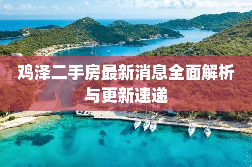 雞澤二手房最新消息全面解析與更新速遞