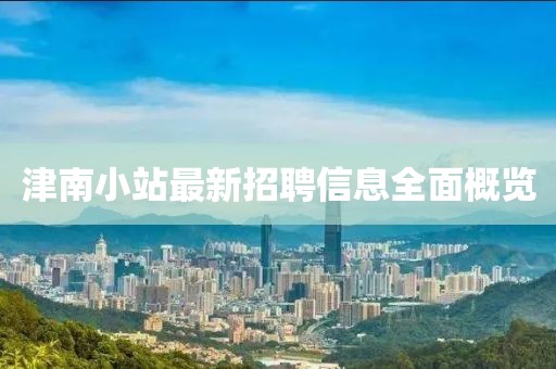 津南小站最新招聘信息全面概覽