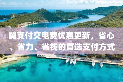 翼支付交電費優(yōu)惠更新，省心、省力、省錢的首選支付方式