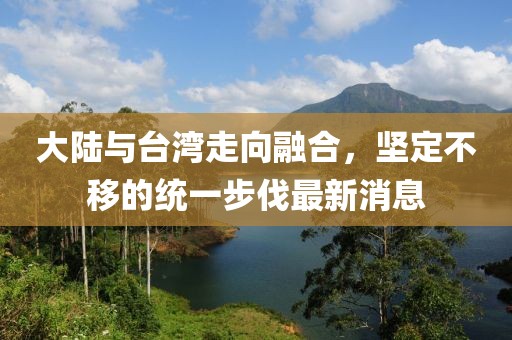 大陸與臺(tái)灣走向融合，堅(jiān)定不移的統(tǒng)一步伐最新消息