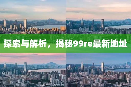 探索與解析，揭秘99re最新地址