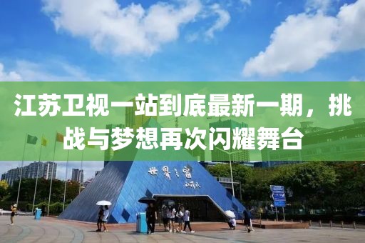 江蘇衛(wèi)視一站到底最新一期，挑戰(zhàn)與夢(mèng)想再次閃耀舞臺(tái)