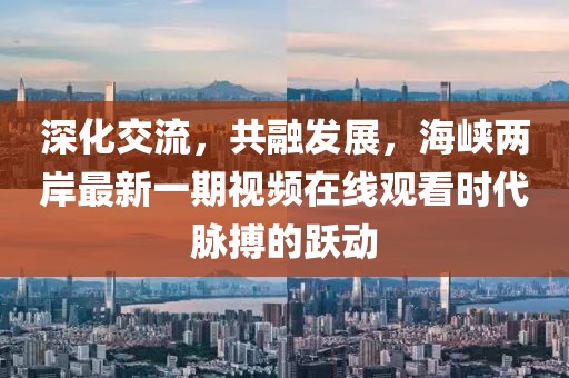 深化交流，共融發(fā)展，海峽兩岸最新一期視頻在線觀看時(shí)代脈搏的躍動(dòng)