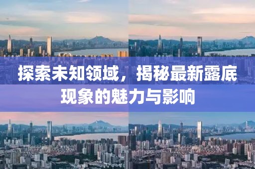探索未知領(lǐng)域，揭秘最新露底現(xiàn)象的魅力與影響