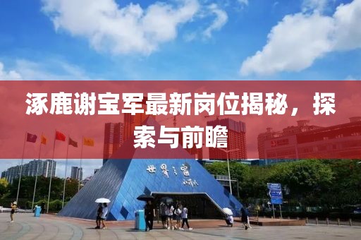 涿鹿謝寶軍最新崗位揭秘，探索與前瞻