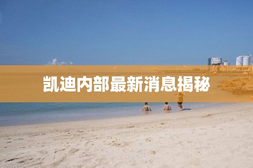 凱迪內(nèi)部最新消息揭秘